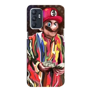 Бренднові Чохли для Oppo Reno6 4G - (PREMIUMPrint) (Mario LV)
