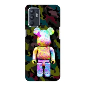 Чохли для Oppo Reno6 4G - Bearbrick Louis Vuitton (PREMIUMPrint) (Яскравий Bearbrick)