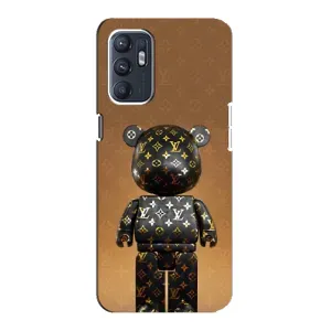 Чохли для Oppo Reno6 5G - Bearbrick Louis Vuitton (PREMIUMPrint) (Bearbrick)