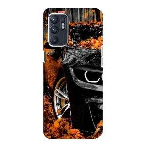Чохли з Машинами на OPPO Reno6 5G (VPrint) (Чорна Машина)
