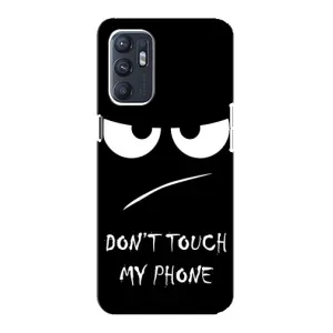 Чохол для OPPO Reno6 5G - (AlphaPrint) з принтом (ТОП продажів) (Dont Touch)