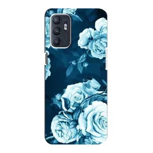 Чехлы (ART) Цветы на Oppo Reno6 5G (VPrint) (Блактині бутони)