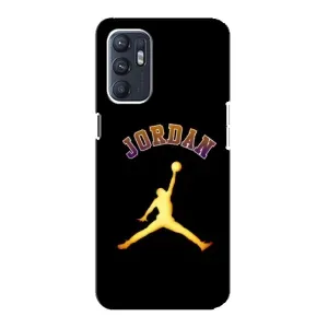 Чохли для Oppo Reno6 5G - з картинкою JORDAN (AlphaPrint) (Jordan Gold)