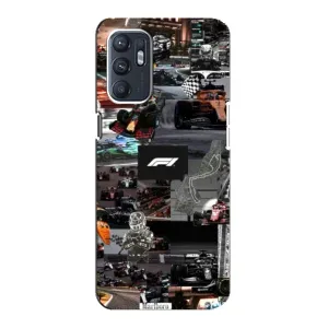 Чохол Формула1 на Oppo Reno6 5G (Гоночний колаж Ф1)