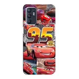 Силіконовий чохол Маквін для Oppo Reno6 5G (Колаж Блискавка Маквін)