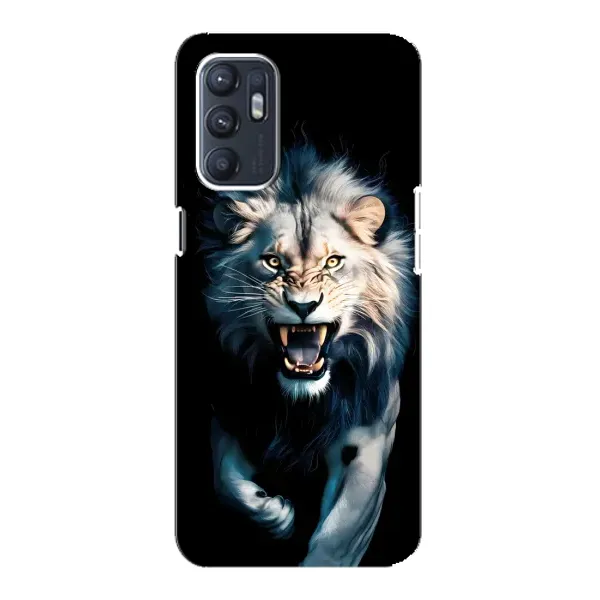 Чохол з принтом «Лев у темряві» для OPPO Reno6 5G Чохол з принтом «Лев у темряві» для OPPO Reno6 5G