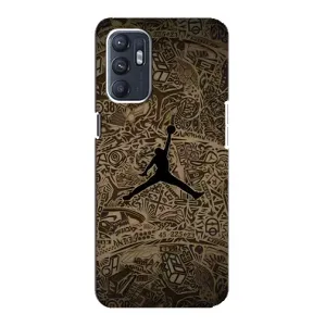 Чехлы для Oppo Reno6 5G - с картинкой JORDAN (AlphaPrint)