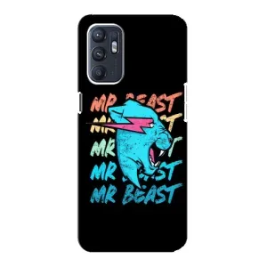 Чохли Містер Біст для OPPO Reno6 5G (logo Mr beast)