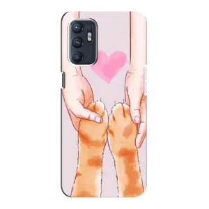 Чохол на OPPO Reno6 5G з Котиками (VPrint) (Любовь до котиків)