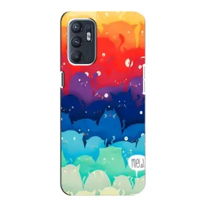 Чохол на OPPO Reno6 5G з Котиками (VPrint) (Mew)