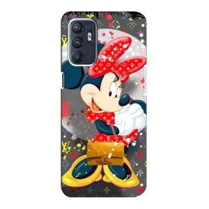 Чохол Disney Mouse Oppo Reno6 5G (PREMIUMPrint) (Minni з бантіком)