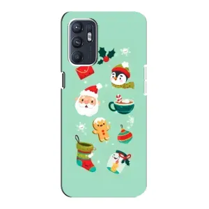 Новорічні Чохли для OPPO Reno6 5G (VPrint) (Настрій НГ)