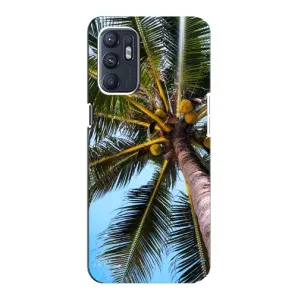 Силіконовий чохол з КАРТИНКАМИ літо для Oppo Reno6 5G (AlphaPrint) (Пальма)