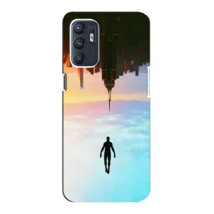 Чохол з людиною павуком для Oppo Reno6 5G - (AlphaPrint) (Людина павук)