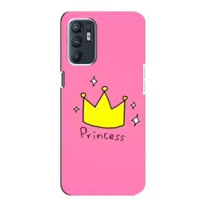 Чохол з картинкою (Стильні) OPPO Reno6 5G - (AlphaPrint) (Princess)
