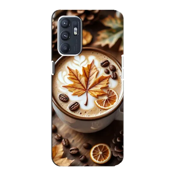 Чехол с принтом «Пряный кофе» для OPPO Reno6 5G