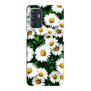 Чохол з картинкою (Стильні) OPPO Reno6 5G - (AlphaPrint) (Ромашки)