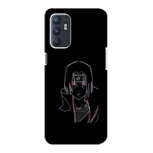 Чохли на тему: Ітачи Учіха для Oppo Reno6 5G (AlphaPrint) (силует Ітачі)