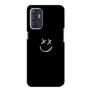 Чохол для OPPO Reno6 5G - (AlphaPrint) з принтом (ТОП продажів) (Смайл)