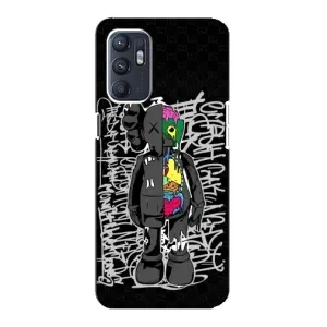 Чохли для Oppo Reno6 5G - Bearbrick Louis Vuitton (PREMIUMPrint) (Стиль Bearbrick)