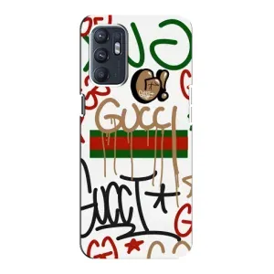 Бренднові Чохли для Oppo Reno6 5G - (PREMIUMPrint) (Стиль GUUCI)