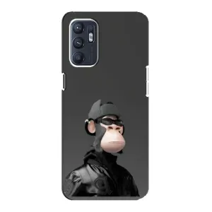 Чохли з Мавпами NFT для Oppo Reno6 5G (AlphaPrint) (стильна мавпа NFT)