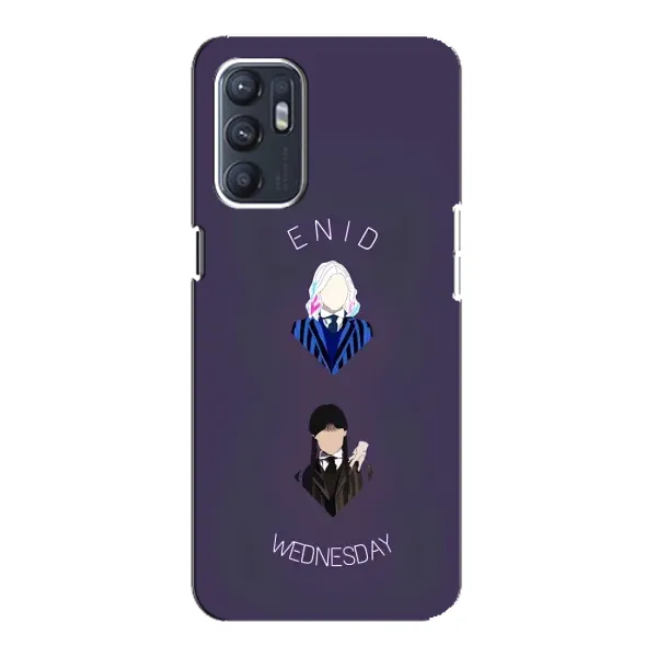 Чехол с принтом «Уэнздей и подруга» для OPPO Reno6 5G