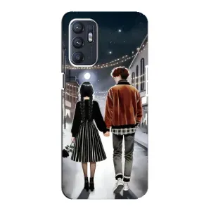 Чохол з дизайном Венздей 2 на Oppo Reno6 5G (Венздей та Тайлер)