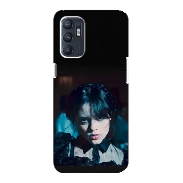 Чехол с принтом «взгляд Уэнздей» для OPPO Reno6 5G