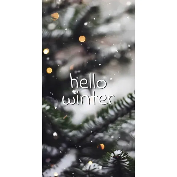 Чохол з принтом «Hello winter» для OPPO Reno7 4G