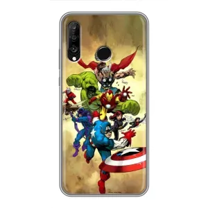 Чехол с принтом «Герои Марвел» для Huawei P30 Lite / Nova 4e