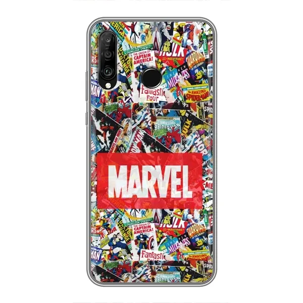 Чехол с принтом «Марвел комиксы» для Huawei P30 Lite / Nova 4e