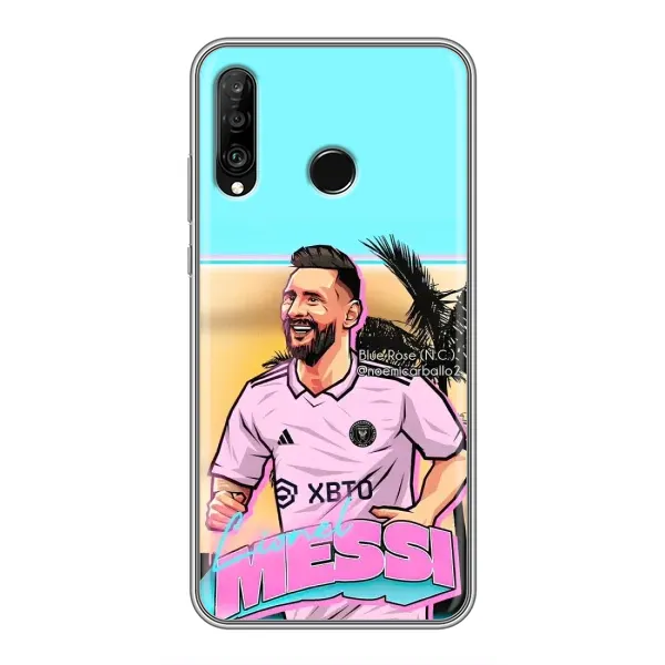 Чохол з принтом «Майами Месси» для Huawei P30 Lite / Nova 4e