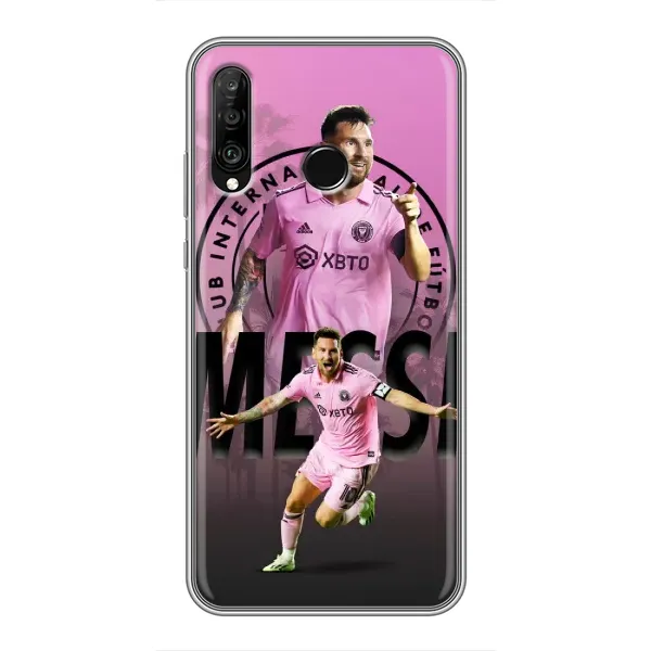 Чохол з принтом «Messi Miami» для Huawei P30 Lite / Nova 4e