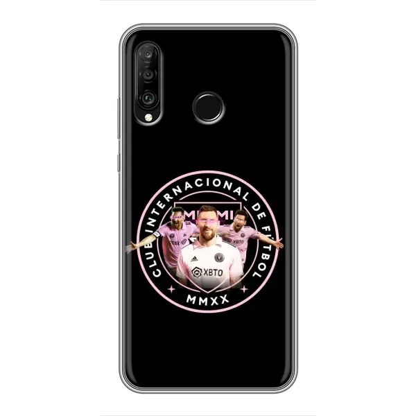 Чохол з принтом «Мессі в лого» для Huawei P30 Lite / Nova 4e