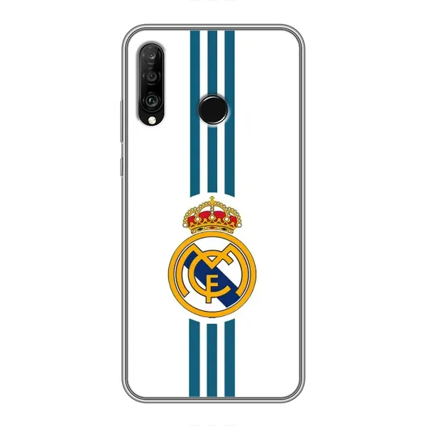 Чохол з принтом «Реал Мадрид на білому» для Huawei P30 Lite / Nova 4e Чохол з принтом «Реал Мадрид на білому» для Huawei P30 Lite / Nova 4e