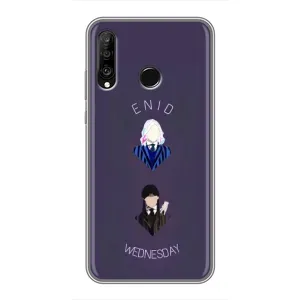 Чохли Венсдей на Huawei P30 Lite Уенсдей (AlphaPrint) (Венздей і подруга)