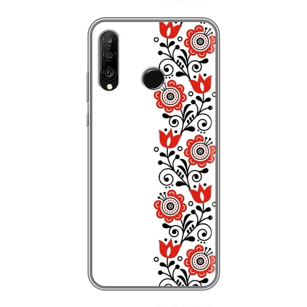 Чехол с принтом «Яркая вишиванка» для Huawei P30 Lite / Nova 4e Чехол с принтом «Яркая вишиванка» для Huawei P30 Lite / Nova 4e