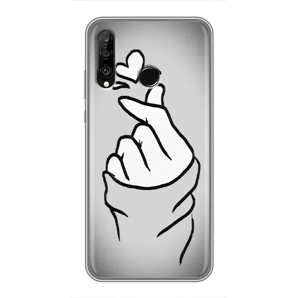 Чехол с принтом «Значок Love» для Huawei P30 Lite / Nova 4e Чехол с принтом «Значок Love» для Huawei P30 Lite / Nova 4e