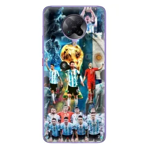Чехлы Месси для Xiaomi POCO F2 Pro (AlphaPrint) (Аргентина Месси)