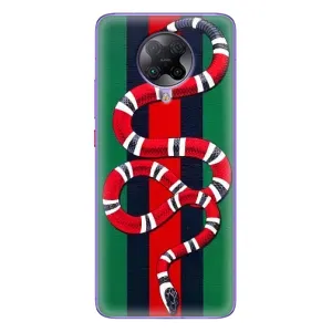 Чехлы ГУЧЧИ для Поко Ф2 Про (AlphaPrint) (Gucci змия)