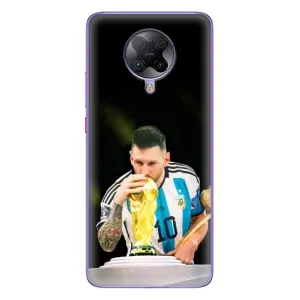 Чехлы для Xiaomi POCO F2 Pro (Leo чемпион) (AlphaPrint) (Кубок Месси)