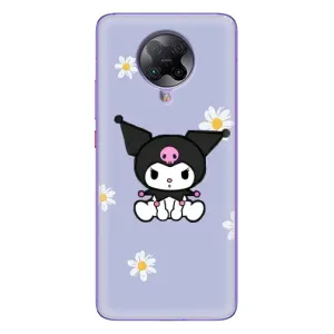 Чохол з кроликом Куромі на Xiaomi POCO F2 Pro (Куромі в квітах)