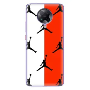 Чехлы для Xiaomi POCO F2 Pro - с картинкой JORDAN (AlphaPrint) (Лого Джордан)