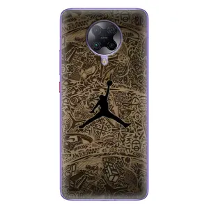 Чехлы для Xiaomi POCO F2 Pro - с картинкой JORDAN (AlphaPrint) (Logo Jordan)