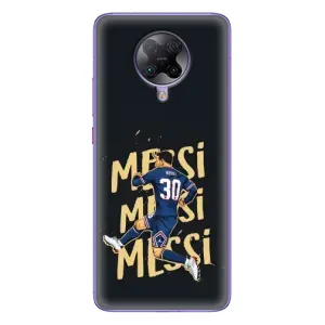 Чехлы для Xiaomi POCO F2 Pro (Leo чемпион) (AlphaPrint) (Messi ПСЖ)