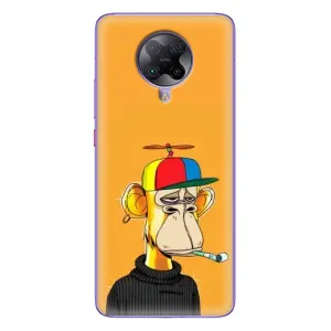 Чехлы с Обезьянами NFT для Xiaomi POCO F2 Pro (AlphaPrint) (Скучающая Обезьяна NFT)