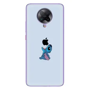 Чехол с принтом Стич на Xiaomi POCO F2 Pro (Stitch apple)
