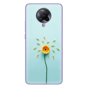 Чехлы с Цветами для Xiaomi POCO F2 Pro (VPrint) (Желтый цветок)