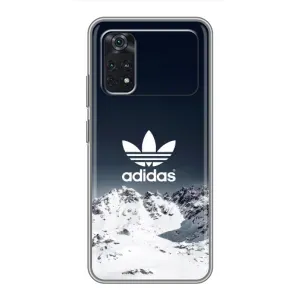 Чехлы Адидас для Xiaomi POCO M4 Pro 4G (AlphaPrint) (Адидас в горах)